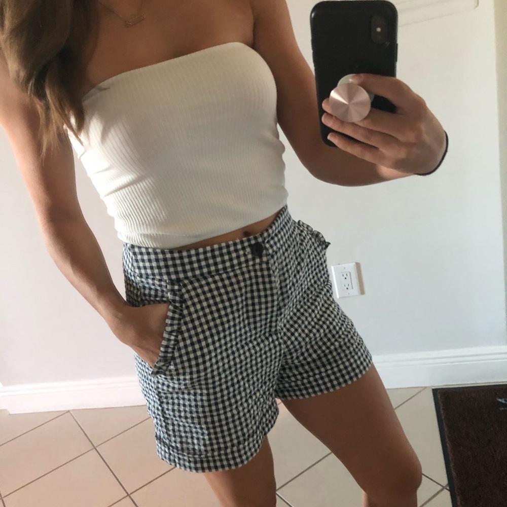 Gingham shorts